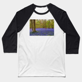 Bluebells Bluebell Woods Greys Court Oxfordshire UK Baseball T-Shirt